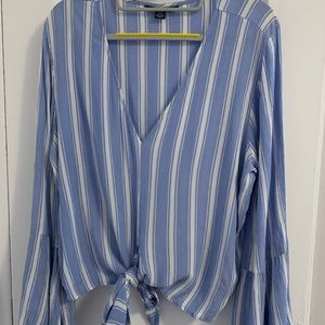 Ruffle like sleeve blouse